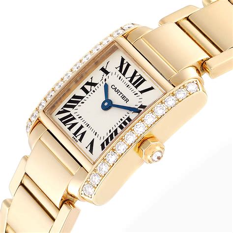 classic cartier watch ladies|cartier women's watch with diamonds.